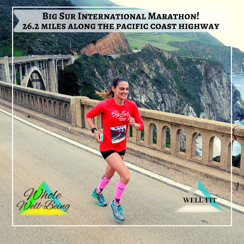 MY WHOLE WELL-BEING – The International Big Sur Marathon! Pacific Coast Highway California